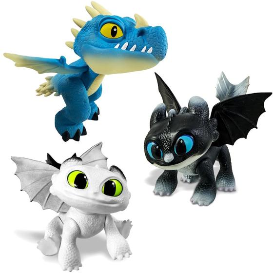 Coleção com 3 Bonecos Articulados Dawn Dusk e Tempestade como Treinar seu Dragão - Pupee Imagem de Coleção com 3 Bonecos Articulados Dawn Dusk e Tempestade como Treinar seu Dragão