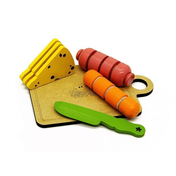 Imagem de Coleção Comidinhas Kit Frios Para Corte