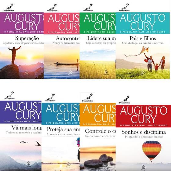 Imagem de Coleção Completa 8 Livros Augusto Cury