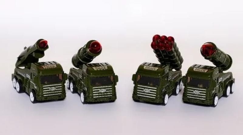 Imagem de Coleção De Carrinhos De Brinquedo Militar Exército De Guerra