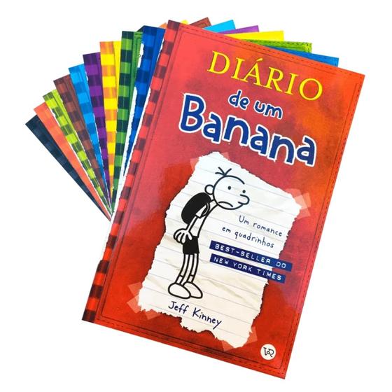 Imagem de Coleção De Livros : Diário de Um Banana Volumes De 1 a 15 ( Capa Mole)