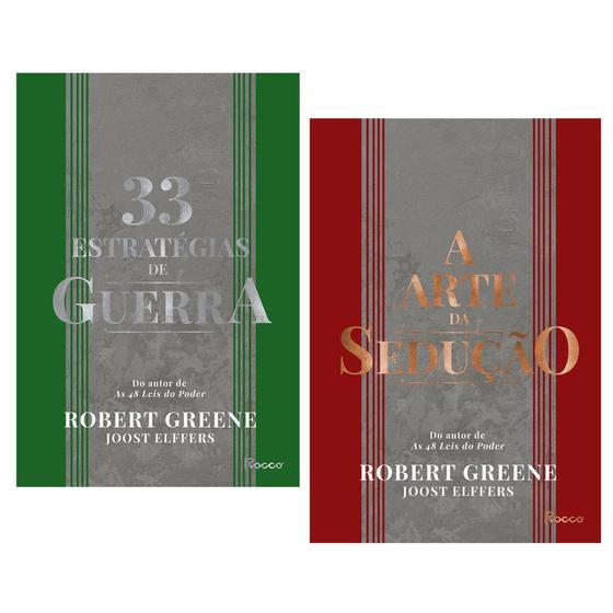 Imagem de Coleção de Livros Robert Greene - 2 Vol: 33 estratégias de guerra + A arte da sedução. - Rocco