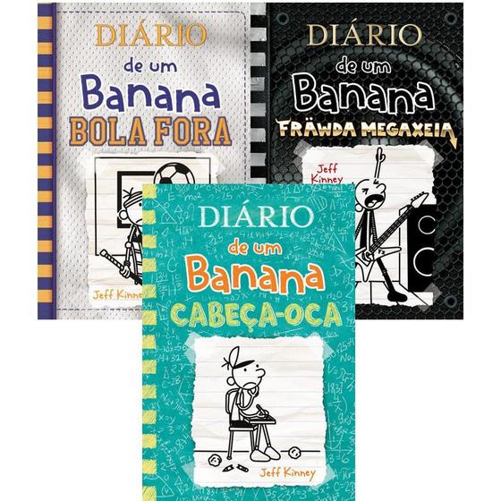 Imagem de Coleção Diário De Um Banana: Vol 16, 17 e 18 (Bola Fora + Frawda Megaxeia + Cabeça-oca)