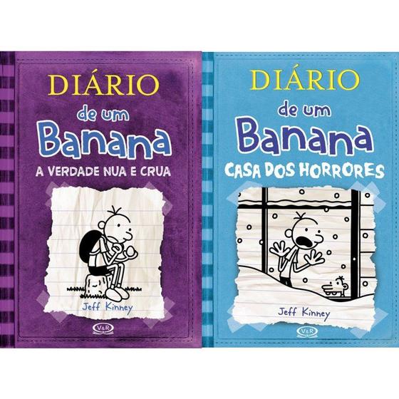 Imagem de Coleção Diário de um Banana - Vol 5 e 6: A VERDADE NUA E CRUA + CASA DOS HORRORES