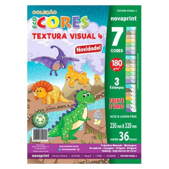 Imagem de Coleção Ecocores Novaprint Textura Visual 4