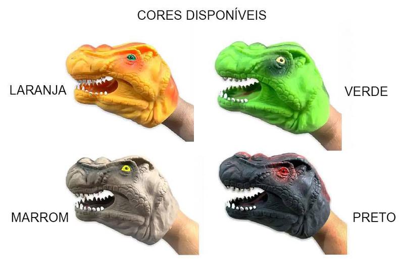 Imagem de Coleção Fantoche Mão Luva Dino Cabeça Dinossauro Zoop Toys