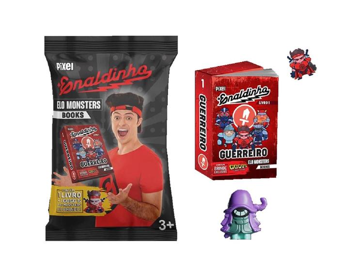 Imagem de Coleção Gogos Elo Monster Enaldinho 1 mini livro 1 Gogos Elo Monster 1 envelope