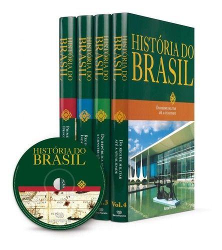 Imagem de Coleção História Do Brasil Barsa 4 Livros e CD Interativo - Editora Barsa Planeta