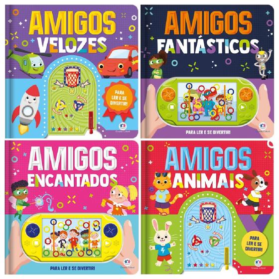 Imagem de Coleção Jogando com os Amigos - 4 livros infantis - Kit de Livros