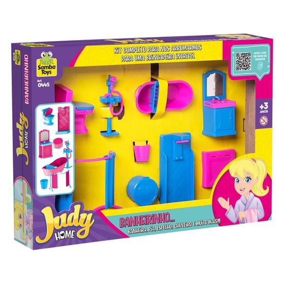 Imagem de Coleção Judy Home Banheiro Brinquedo Infantil Samba Toys