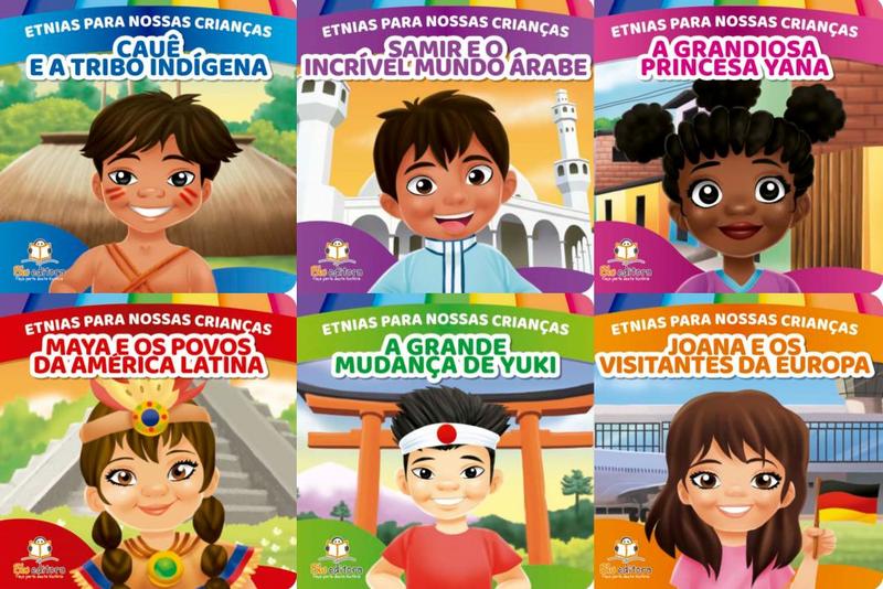 Imagem de Coleção Livros Infantis: Etnias Para Nossas Crianças - 6 Vol