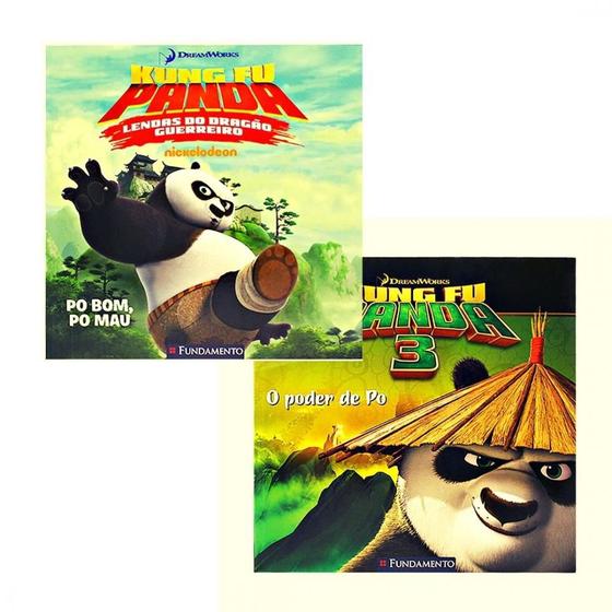 Imagem de Coleção Livros Kung Fu Panda  - 2 livros - Editora Fundamento -  