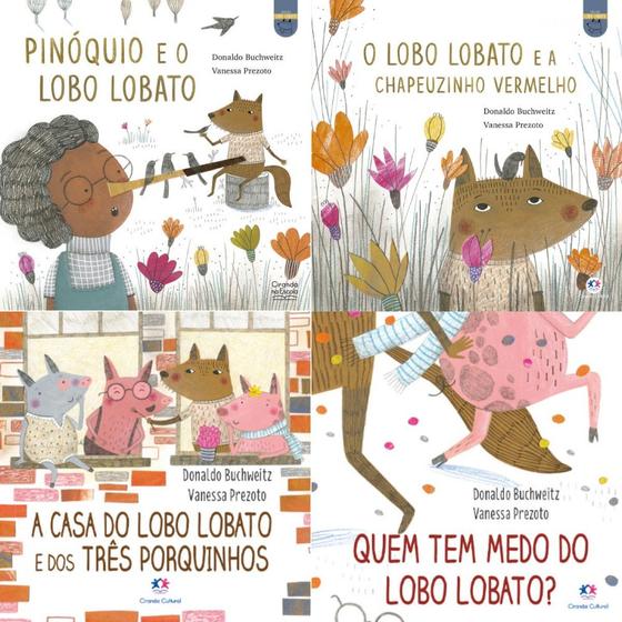 Imagem de Coleção lobo lobato contos clássicos (ciranda cultural) - 4 vol