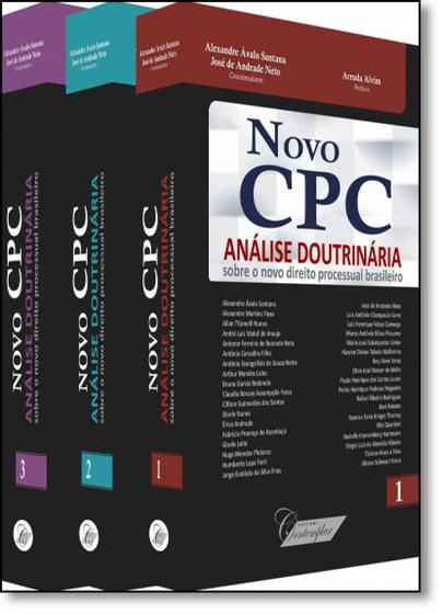 Imagem de Coleção: Novo Cpc: Análise Doutrinária Sobre o Novo Direito Processual Brasileiro - 3 Volumes - CONTEMPLAR