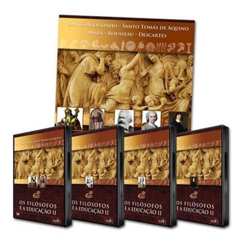 Imagem de Coleção Os Filósofos e a Educação II (4 DVDs + 1 Livro) - Descubra o que os filósofos têm a dizer aos educadores - um guia enriquecedor para melhorar práticas educacionais - Cedic