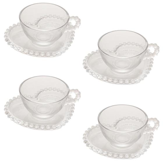 Imagem de Coleção Pearl - 4 Xícaras de Chá