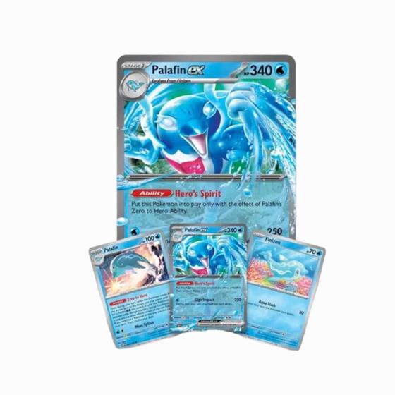 Imagem de Coleção Pokemon Palafin Ex 290-41160 40 Cartas