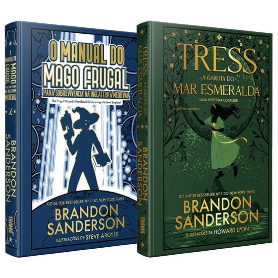 Imagem de Coleção Projetos Secretos de Brandon Sanderson - Tress, a Garota do Mar Esmeralda + O Manual do Mago Frugal