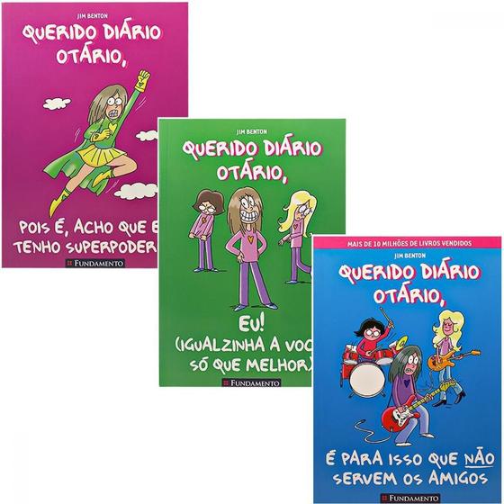 Imagem de Coleção Querido Diario Otário - 3 volumes - Livros 10, 11 e 12 - Fundamento