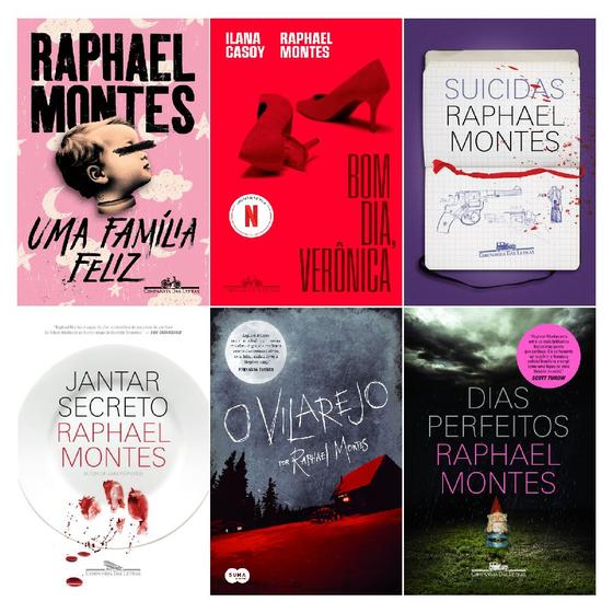 Coleção Raphael Montes - 6 livros (autor de Bom dia, Verônica, Jantar ...