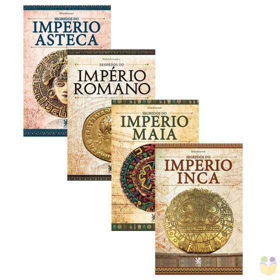 Imagem de Coleção Segredos Do Império  Brochura Capa Papel Cartão 4 Livros  Editora Camelot