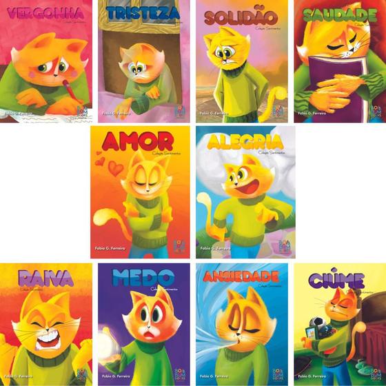 Imagem de Coleção Sentimentos Com 10 Livros