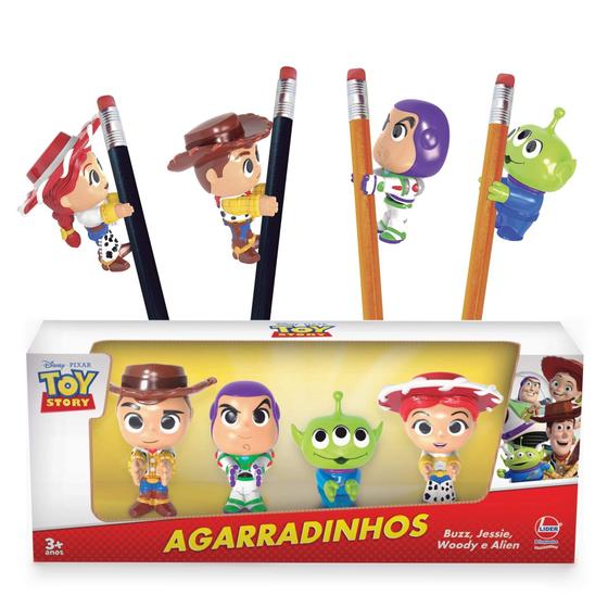 Imagem de Coleção Toy Story Agarradinhos 4 Bonecos 2597 - Líder Brinquedos