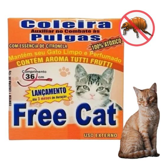 Imagem de Coleira Antipulgas e Carrapatos Free Cat  Ferplast