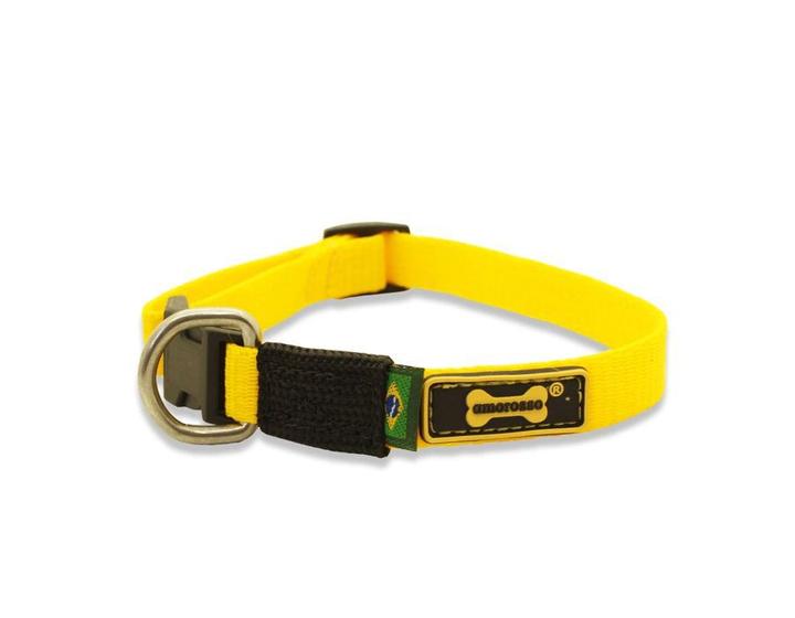 Imagem de Coleira Cachorro Pequeno Filhote Little Collar Amorosso Cor: Amarelo