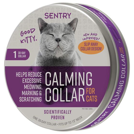 Imagem de Coleira calmante para gatos - alivia estresse e ansiedade - eficaz por 30 dias