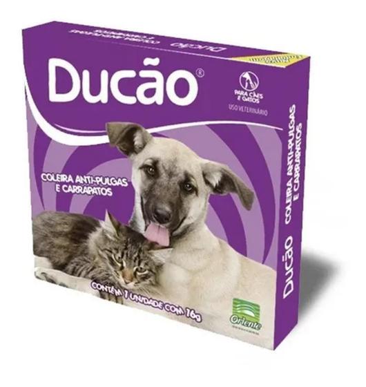 Imagem de Coleira Ducão Anti Pulgas E Carrapatos Para Cães E Gatos Pet