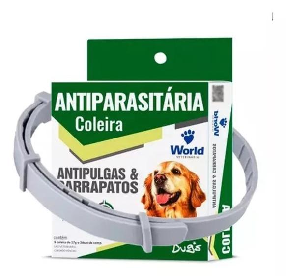 Imagem de Coleira Dugs Antipulgas E Carrapatos P/ Cães - 56cm