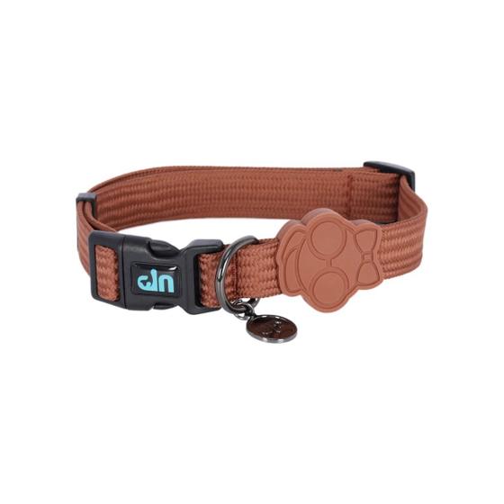 Imagem de Coleira Para Pets Fecho Click Estilo e Conforto Up4You Vivid Style Marrom