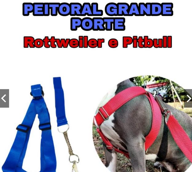 Coleira Peitoral Cachorro, Cão Grande Porte, Pitbull, Hotwiller, Labrador 4 Patas Nylon Reforçado. Menor preço em Coleira Peitoral Cachorro, Cão Grande Porte, Pitbull, Hotwiller, Labrador 4 Patas Nylon Reforçado.