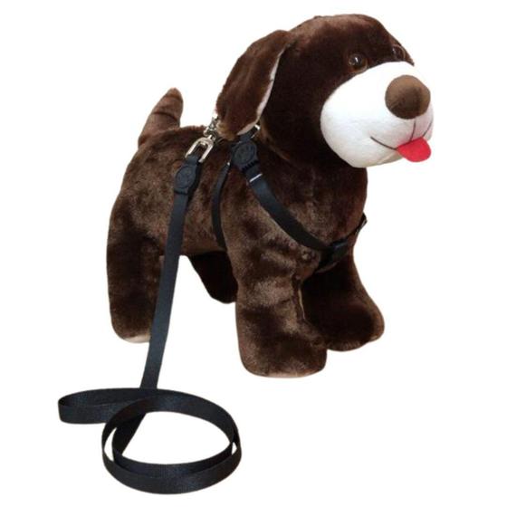 Imagem de Coleira Peitoral Para Cachorro - Cor Preto Nº 3