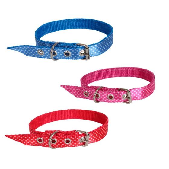 Imagem de Coleira Pet Nylon Paetê Nº0 - Cores Sortidas