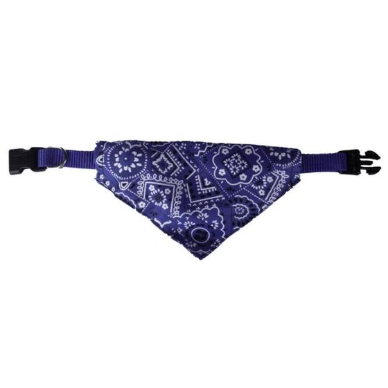 Imagem de Coleira Petz de Nylon com Bandana 30x11 Fecho Ajustavel