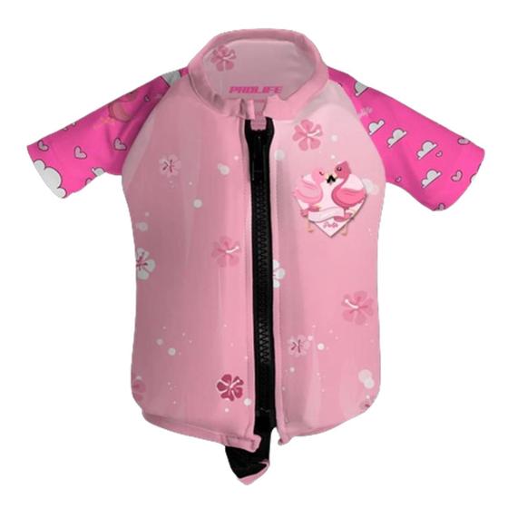 Imagem de Colete Camisa Boia Salva Vidas Flutuadora Infantil Floater Proteção Kids UV50 Prolife