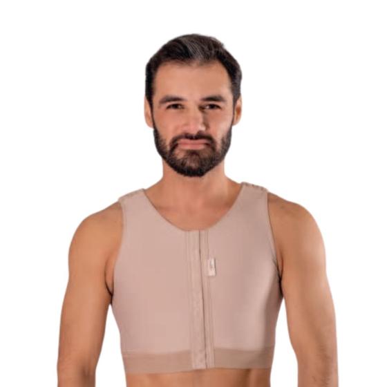 Imagem de Colete Cirúrgica Curto Masculina Emana 84007C - ModelleSkin