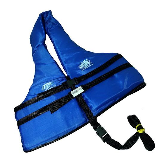 Imagem de Colete de Cachorro Pet Tipo Salva Vidas Azul - M (5 a 10kg) - Azul