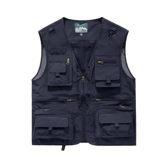 Imagem de Colete Esportivo Masculino Respirável com Vários Bolsos - Design para Lazer Fgkks 2023