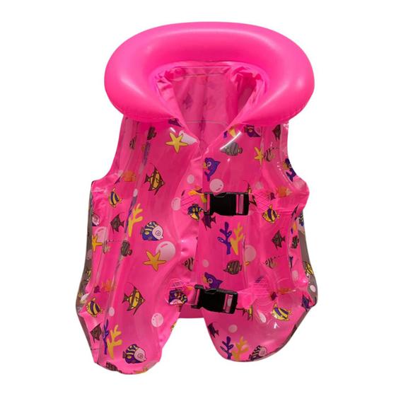 Imagem de Colete Infantil Piscina Boia Inflável Bebê Criança Proteção Tam.P