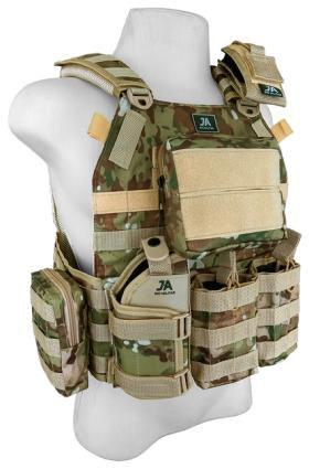 Imagem de Colete Modular Plate Carrier + 8 Peças MULTICAM