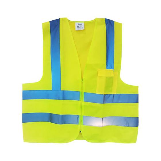 Imagem de Colete Refletivo Plastcor Amarelo C/1 Bolso Classe 2