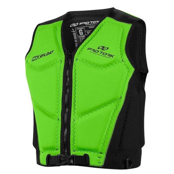 Imagem de Colete Salva Vidas Neoprene Homologado Pro Tork EG Verde