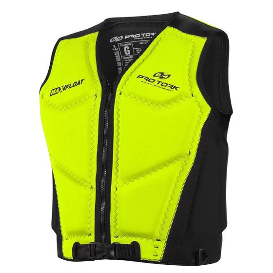 Imagem de Colete Salva Vidas Neoprene Homologado Pro Tork G Amarelo