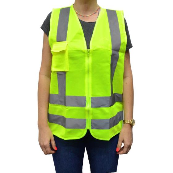 Colete Segurança Refletivo Sinalização 1 Bolso Epi Verde - PROTEPLUS ...
