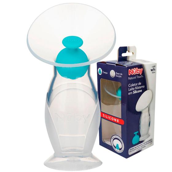 Imagem de Coletor de Leite Materno em Silicone Com Tampa 120ml Nûby