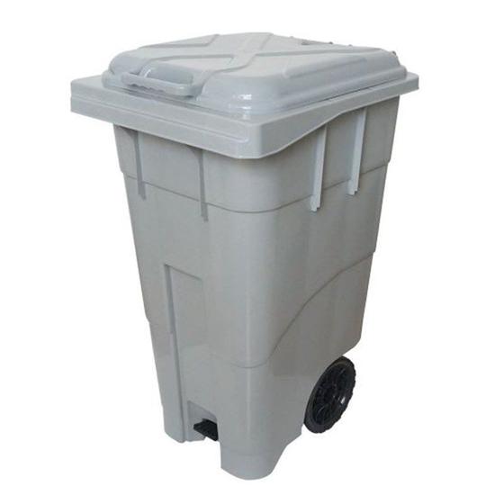 Coletor de Lixo Lixeira 120 Litros Com Pedal E Rodas Antares Menor preço em Coletor de Lixo Lixeira 120 Litros Com Pedal E Rodas Antares
