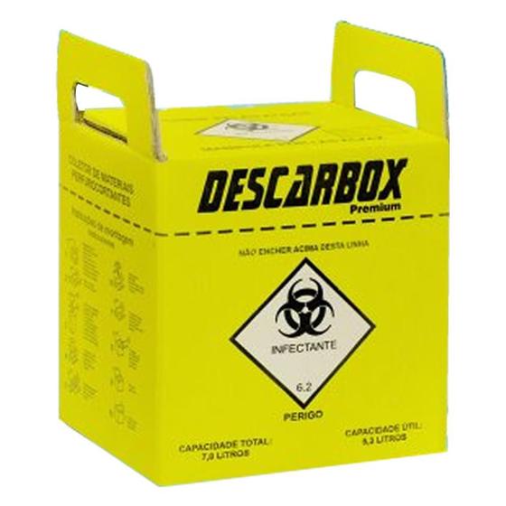Imagem de Coletor de Material Perfuro Cortante Descarbox 13lts